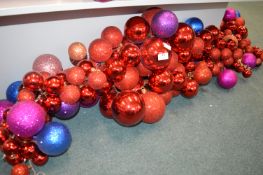 *2x Christmas Bauble Garlands