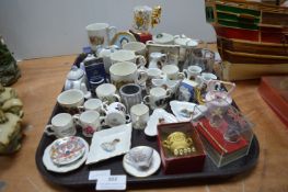 Royalty Commemorative Cups, Saucers, etc. Including Spode