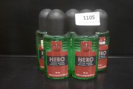 5x Hero 75ml Aftershave by Prince Matchabelli