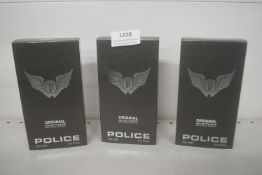 3x Police Original 100ml EDT