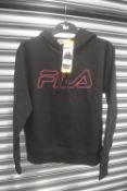 *Fila Black Hoodie Size: S