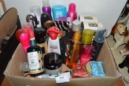 Toiletries and Hair Products (some part used)