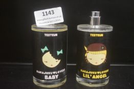2x Harajuku Lovers 100ml Unused Testers - Baby and Lil’ Angel
