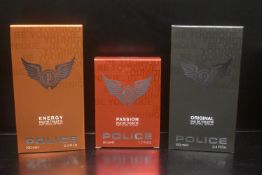 3x Assorted Police Men’s Fragrances