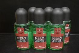 6x Hero 75ml Aftershave by Prince Matchabelli