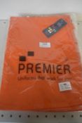 *5x Premier Junior Orange Aprons Size: 7-10 years