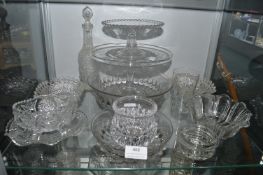 Glass Bowls and Cake Stands, etc.