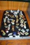 Tray Lot of Wade Whimsies