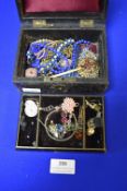 Vintage Jewellery Box and Contents