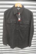 *BC Clothing Lightweight Black Denim Shacket Size: M