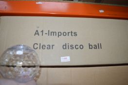 *2x Boxes of 48 Clear Plastic Drinking Balls