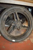 Pair of Honda Motorbike Wheels