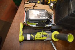 Ryobi Brushless 1+ Angle Grinder with Battery (AF)