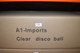 *2x Boxes of 48 Clear Plastic Drinking Balls