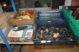 Mixed Lot Including Hot Air Paint Stripper, Glass Shelves, Knockers, etc.