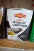 3x 1L of Liberon Decorative Floor Varnish Melting Metallic (No postage available on this lot,