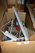 Box of Assorted Extensions and Lighting