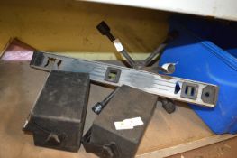 *2x Speakers, Wheel Brace, and a Spirit Level