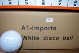 *2x Boxes of 48 White Drinking Balls