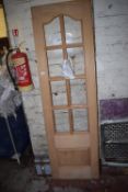 2x Patio Doors with Assorted Plastic Panels
