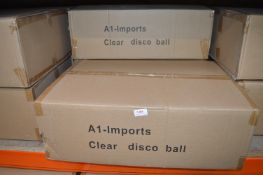*3x Boxes of 48 Clear Plastic Drinking Balls