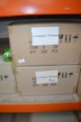 *3x Boxes of 250 8cm Green Plastic Baubles