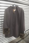 Windsmoor Brown Lined Jacket Size: 18 and Matching Scarf with Faux Fur Trim