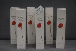 6x Bottles of Poppy Flower (smells Kenzo Flower, RRP £7 each