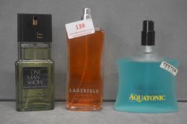 3x Assorted Men’s Fragrances