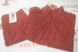 *Mondetta 2pc Burgundy Lounge Set Size: S