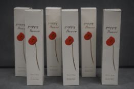 6x Bottles of Poppy Flower (smells Kenzo Flower, RRP £7 each
