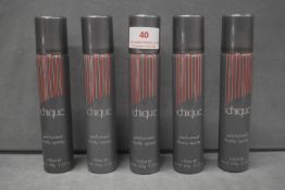 5x Chique 100ml Perfumed Body Sprays