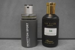 2x Men’s 100ml Fragrance Unused Testers