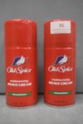 2x Old Spice Moisturising Shave Cream 311g
