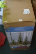 *Set of Three Alpine Christmas Trees with LED Lights (boxed)