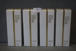 4x Aylssa Ashley White Musk 100ml EDT
