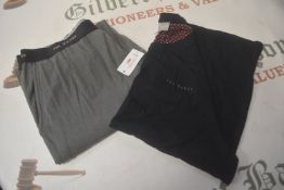 *Ted Baker Short Sleeve Loungewear Set Size: M