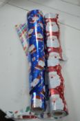 *2x Part Rolls of Double Sided Foil Wrapping Paper