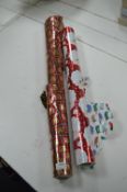 *2x Part Rolls of Double Sided Foil Wrapping Paper