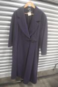 Mindsmoor Indigo Wool Lined Jacket Size: 14