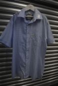 Rydell Blue Check Shirt Sleeve Shirt Size: M 15-15.5” collar, 40” chest