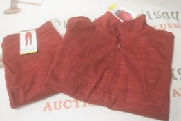 *Mondetta 2pc Burgundy Lounge Set Size: S