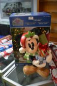 *Disney Traditions Holiday Mickey Hand Painted Figure