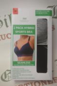 *United Colours of Benetton Hybrid Sports Bras 2pk Size: M/12