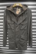 Top Man Khaki Men’s Hooded Jacket Size: S