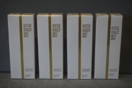 4x Aylssa Ashley White Musk 100ml EDT