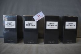 4x David Beckham Classic 60ml EDT