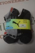 Puma Youth’s 10pr Low Cut Dry Cell Socks Size: 2.5-5
