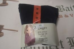 Jezzie’s 2pc Velour Lounge Set Size: M 7-8 years