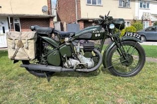 1942 BSA M20 WD Current ownership since 1992